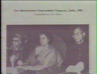 with Indira Gandhi
