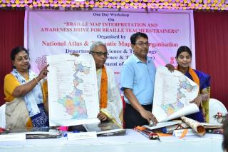 West Bengal Map in Braille released, 11.6.2019